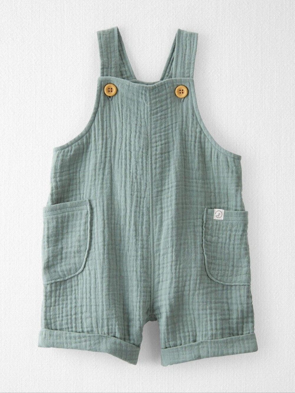 Organic Summer Overalls For Baby 3months